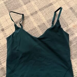 lululemon athletica Dark Green Crop Top